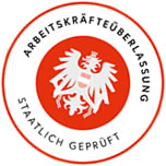 AP-Personal: Logo Arbeitskräfteüberlassung staatlich geprüft